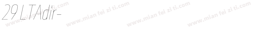 29 LTAdir字体转换